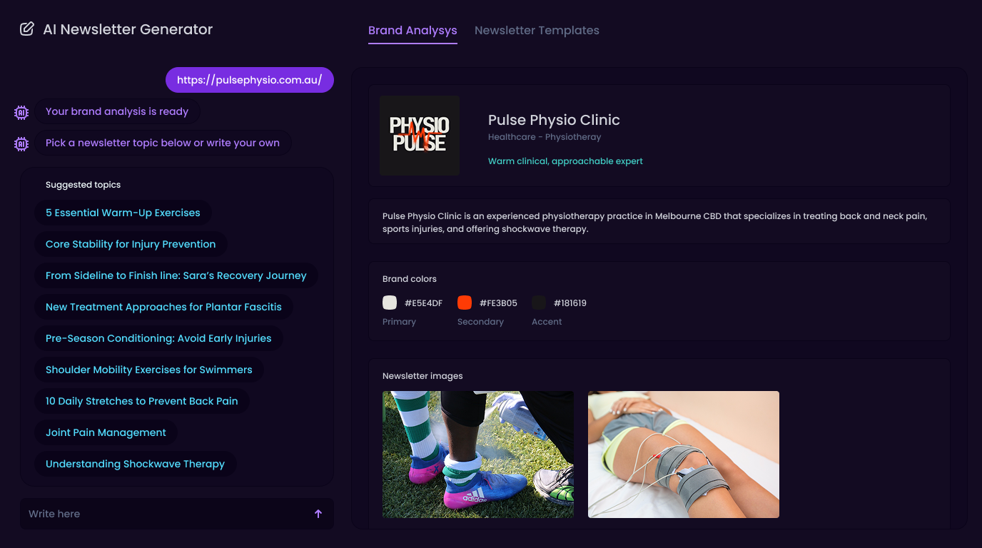 AI Template Builder